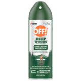RaidOFF Deep Woods, aérosol en action pour une application efficace.