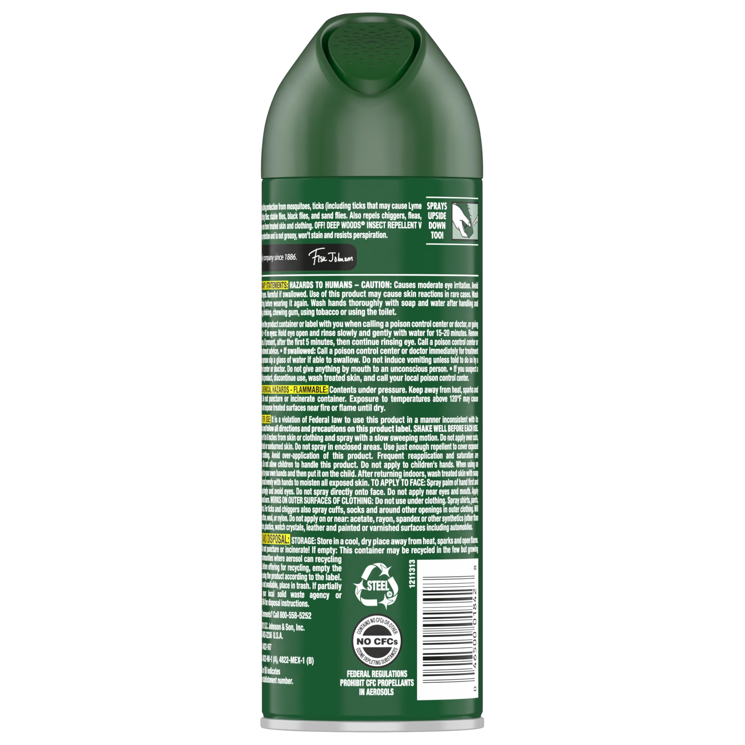RaidOFF Deep Woods utilisée en camping en plein air pour une protection durable.