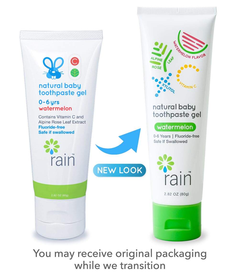 Rain Dentifrice Bébé – emballage doux et rassurant pour les parents