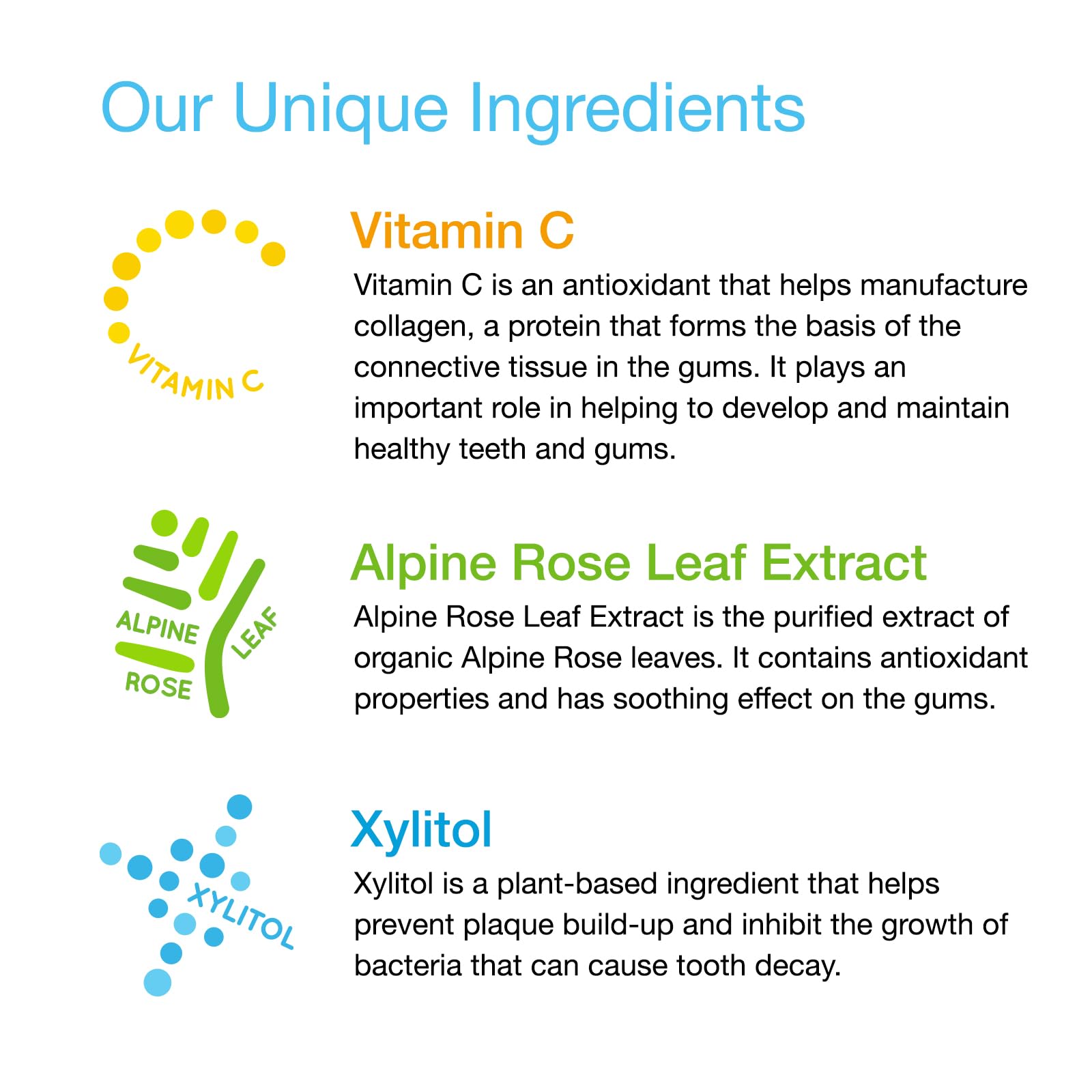 Rain Dentifrice Bébé – ingrédients xylitol et vitamine C pour une sensation agréable