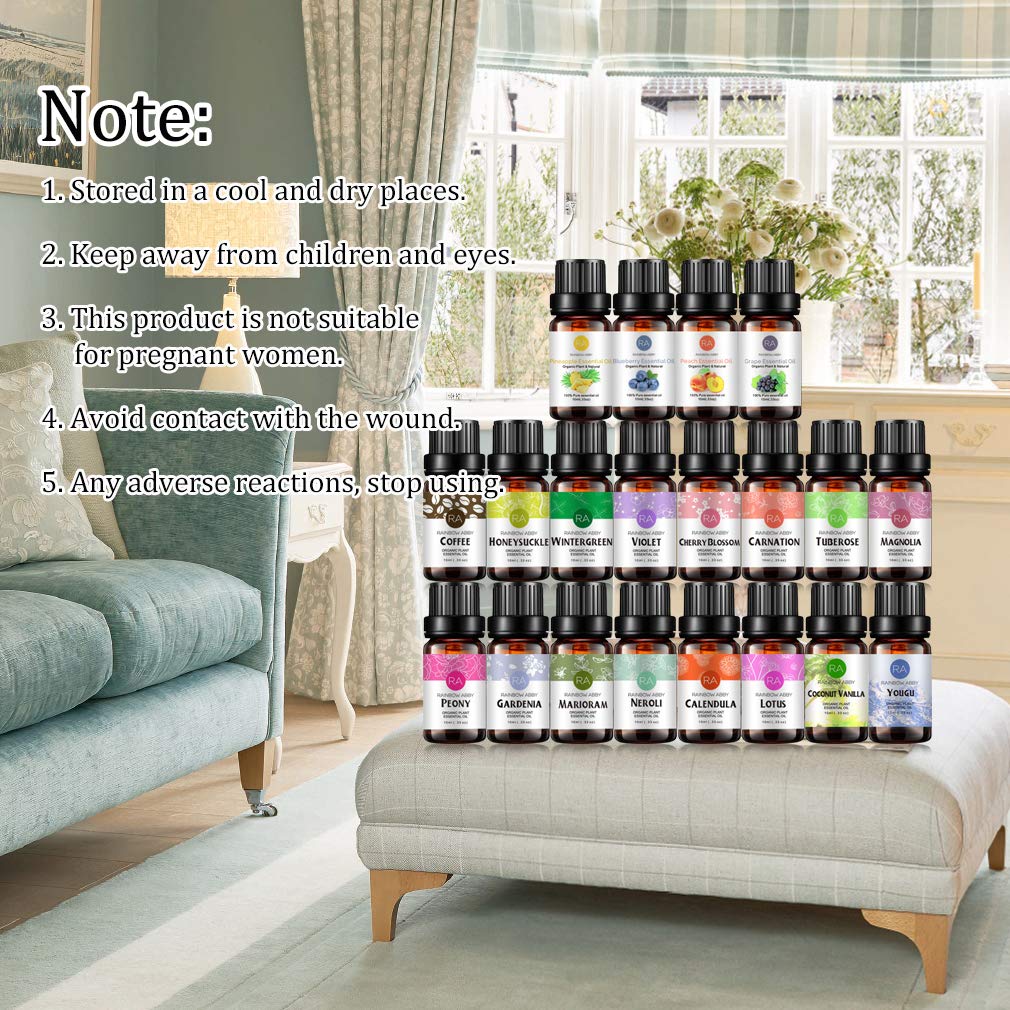Rainbow Abby huile essentielle lotus — note florale apaisante pour diffuseur.