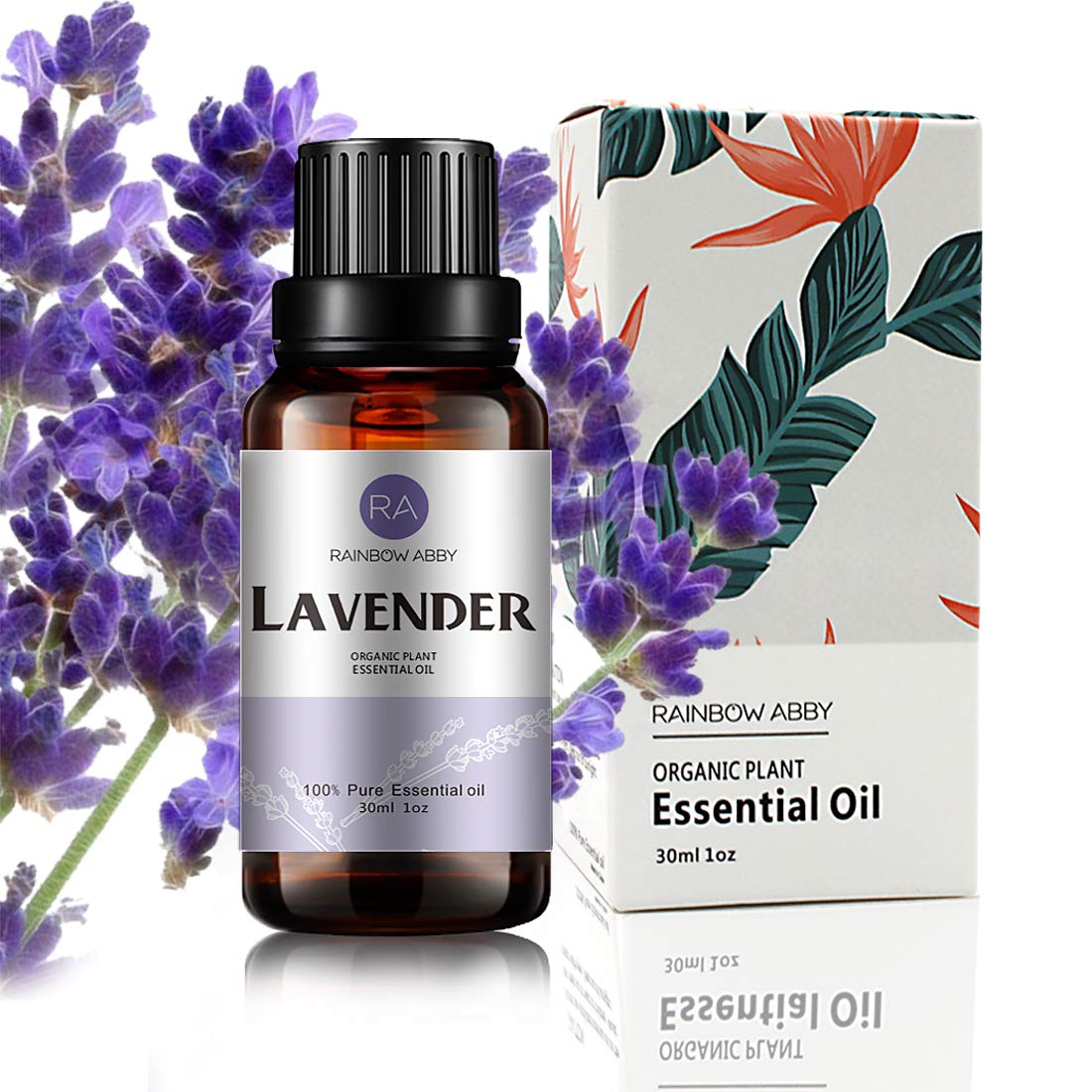 Rainbow Abby huile lavande 30 ml: flacon prêt à diffuser pour ambiance apaisante
