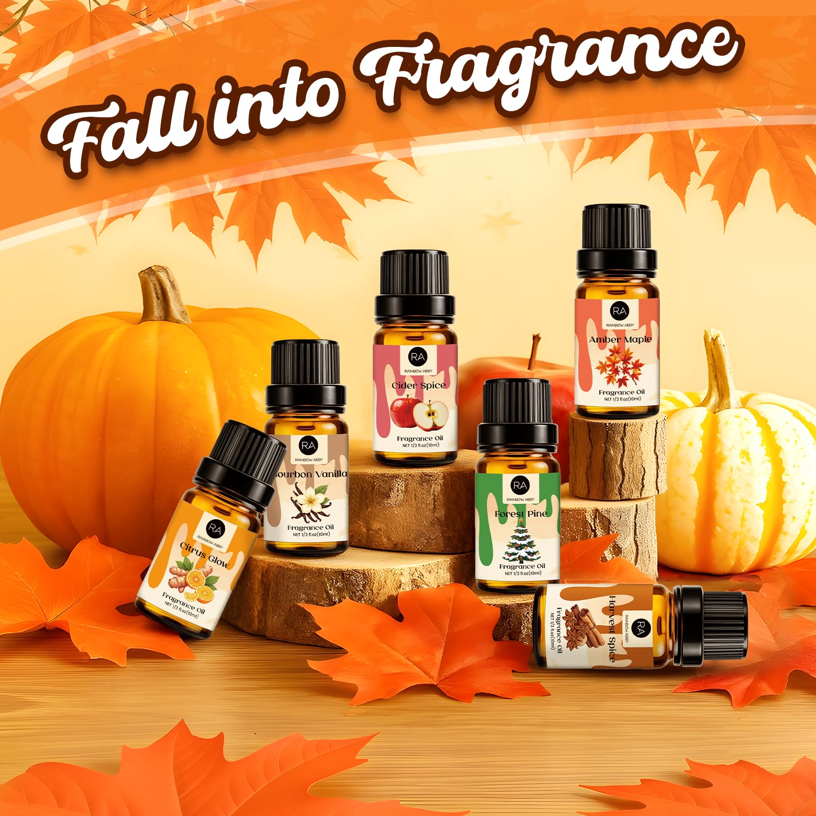 Rainbow Abby Vanille bourbon : douceur élégante pour diffuseur ou bougies.