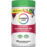 Rainbow Light Femmes 50+ comprimés – soutien immunitaire quotidien et énergie durable.