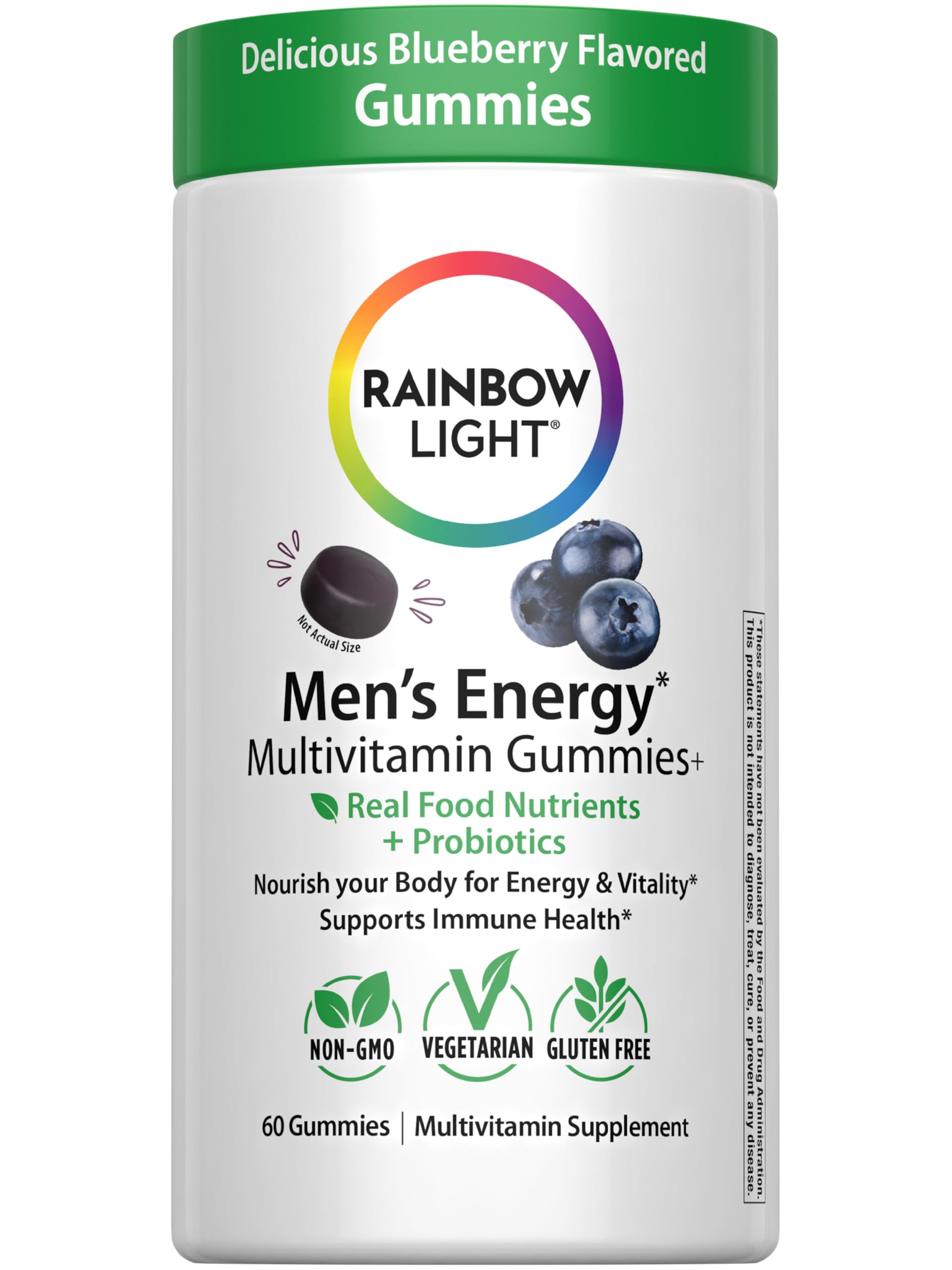 Rainbow Light gommes énergie homme, pratique d une énergie au quotidien