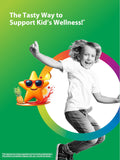 Rainbow Light Kids One, probiotiques-digestes, soutien intestinal facile à intégrer dans le rituel quotidien.