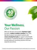 Rainbow Light Kids One, 50-pastilles-masticables, format pratique et apport en fer et probiotiques.