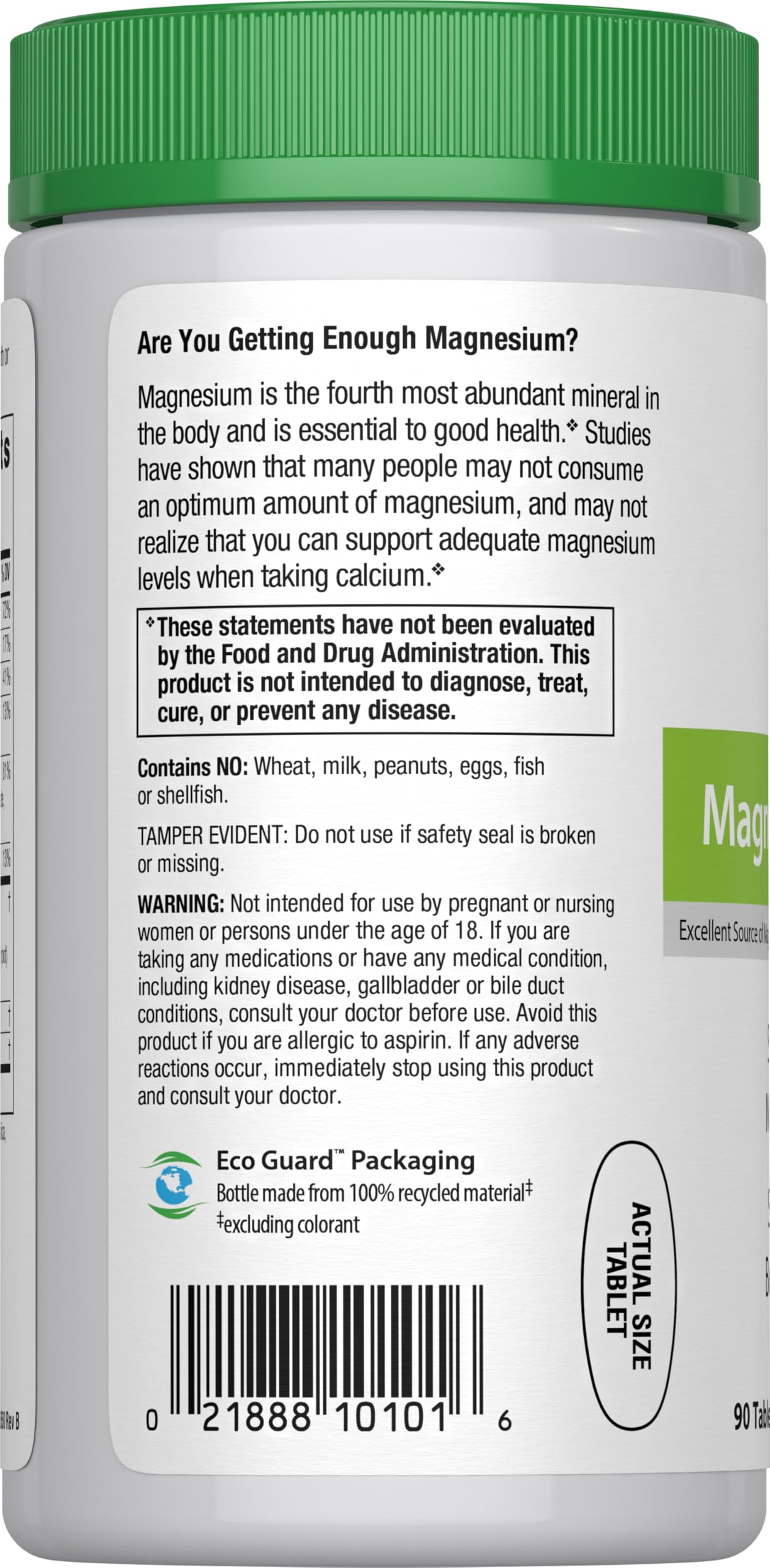 Rainbow Light Magnesium Calcium Plus – capsules, absorption facilitée et confort musculaire.