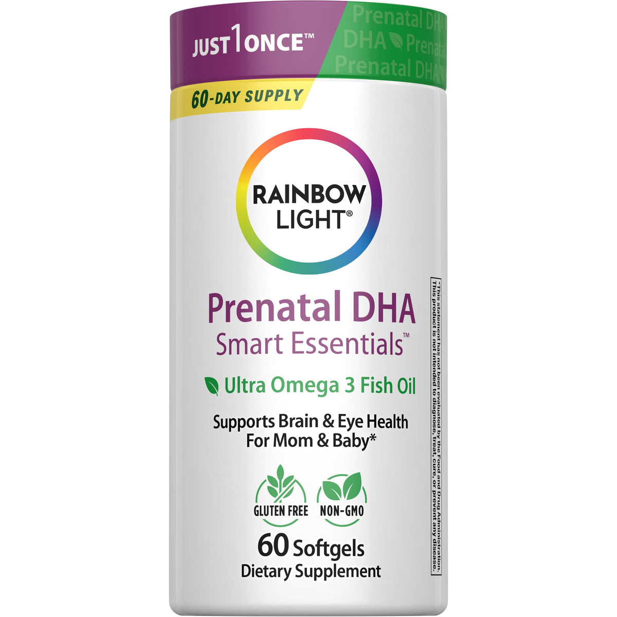 Rainbow Light Prenatal DHA - Bouteille: oméga-3 pratique pour la grossesse