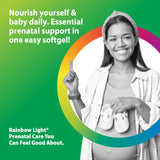 Rainbow Light Prenatal DHA - Étiquette: formule pure et adaptée aux besoins prénataux