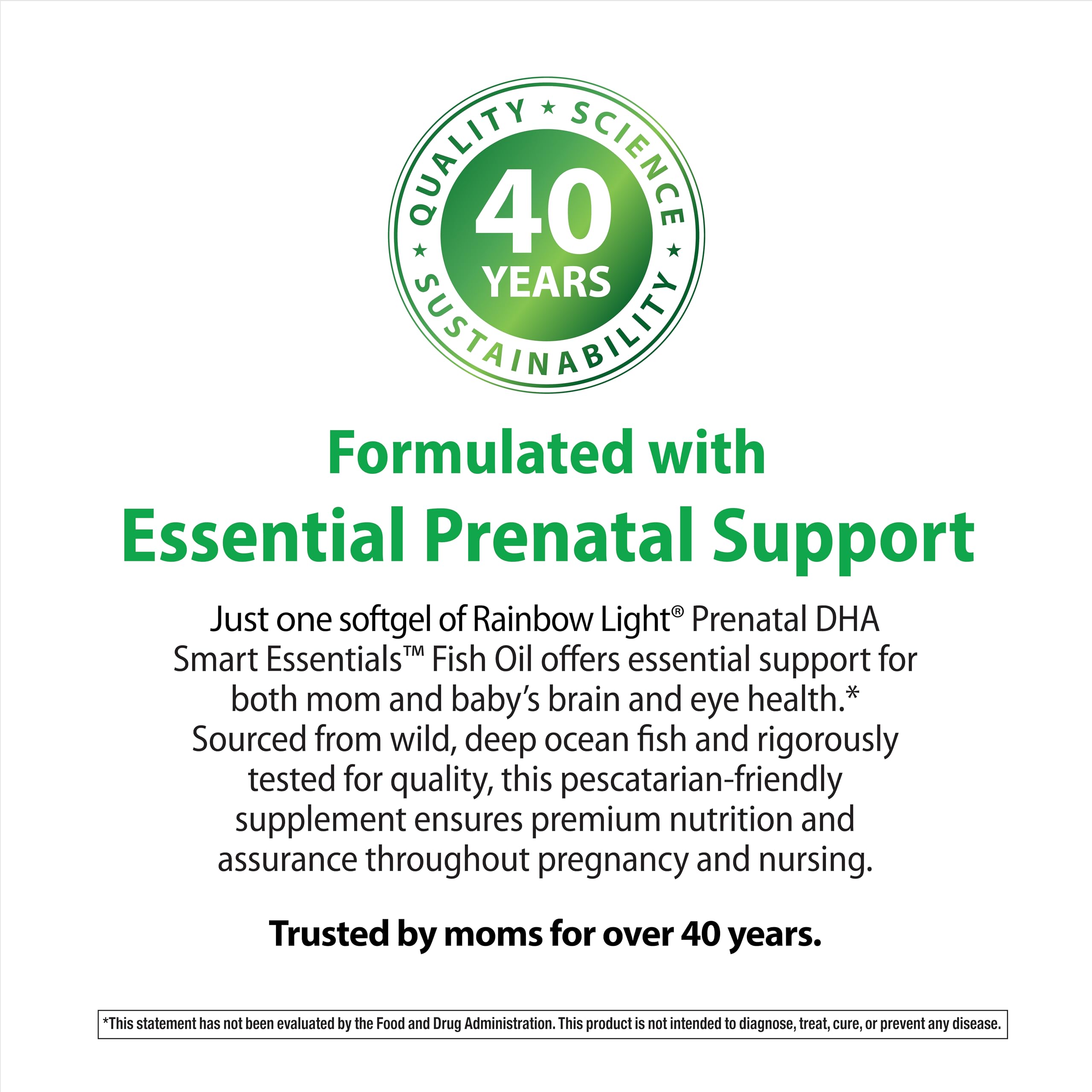 Rainbow Light Prenatal DHA - Sans gluten: convient pour régime sans gluten