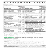 Rainbow Light Prenatal One+ — étiquette sans OGM, assurance qualité et pureté.