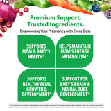 Rainbow Light Prenatal One liste d'ingrédients claire pour plan nutritionnel.