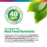Rainbow Light sans-gluten-vegetarien, comprimés adaptés à un régime végétarien.