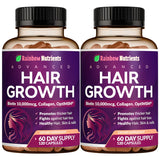 Rainbow Nutrients – croissance-cheveux-bouteille-ensemble : duo pratique pour votre routine beauté.