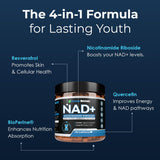 Rainbow Nutrients NAD+ – absorption optimisée grâce à BioPerine