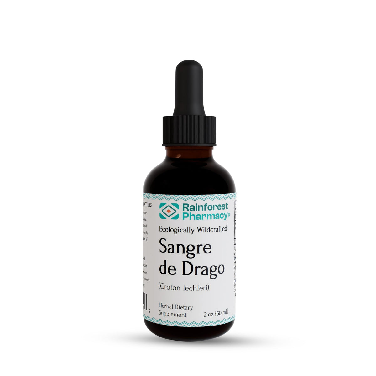 Rainforest Pharmacy Sangre de Drago, bouteille 2 oz, sève pure prête à l’emploi.