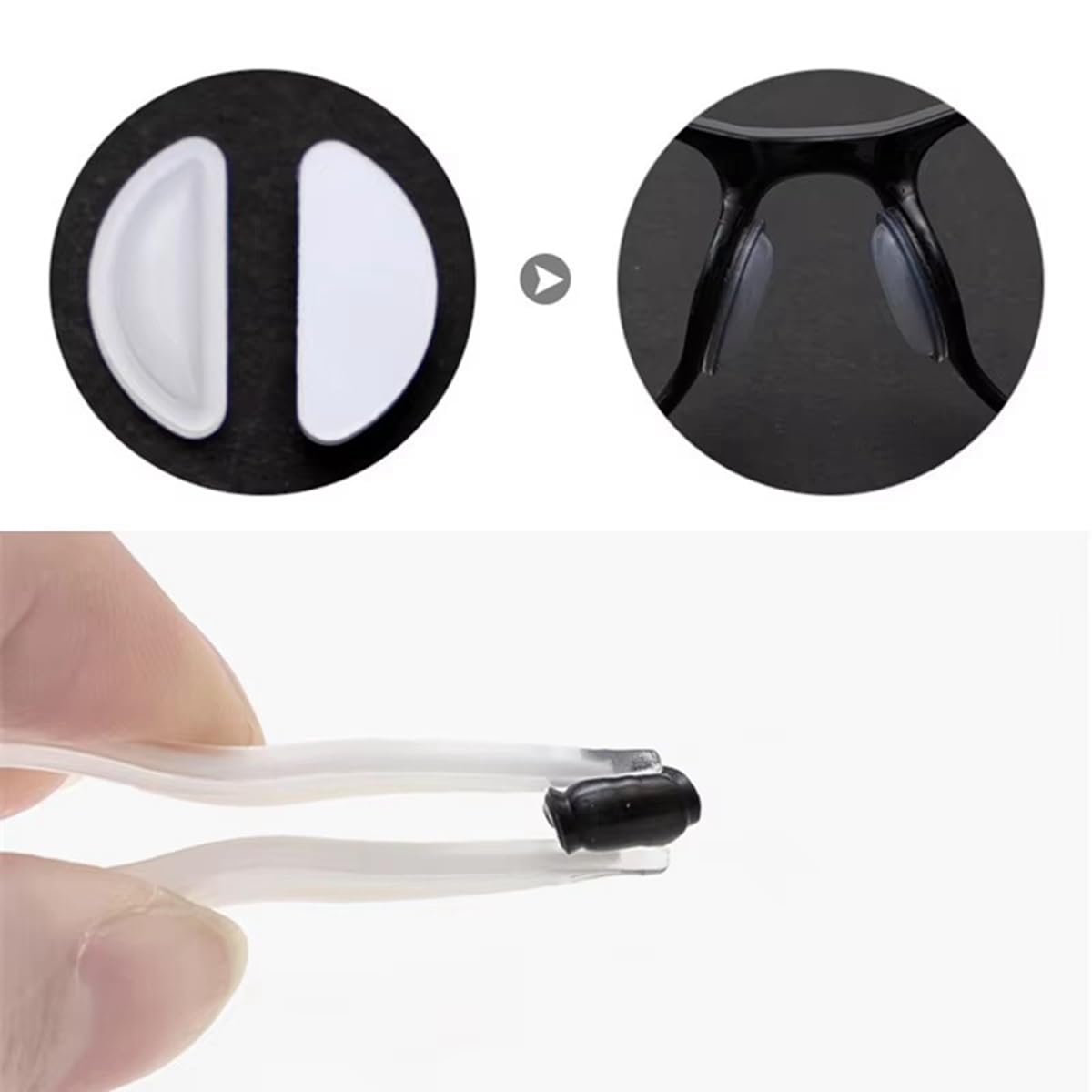 Tampons nasaux ralhaywi hauteur augmentée pour un ajustement plus stable.