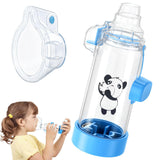 Ramixi séparateur d'inhalation Panda bleu pour enfants, design sûr et attrayant.
