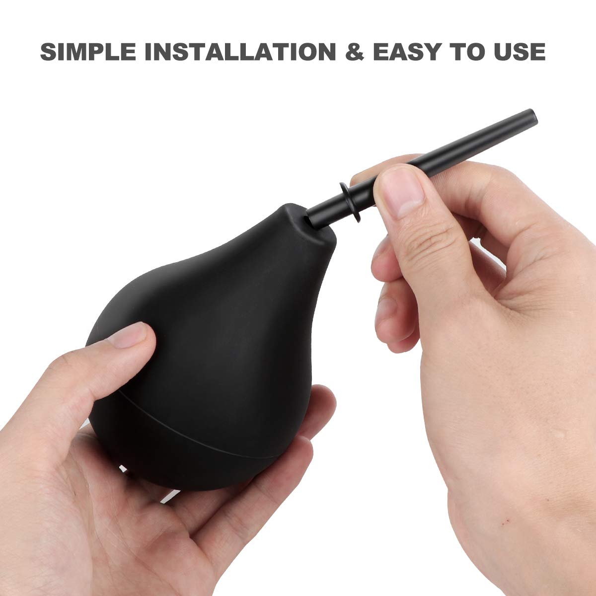 RANEU embouts douche anal 3 pièces, adaptable pour un rinçage précis et confortable.