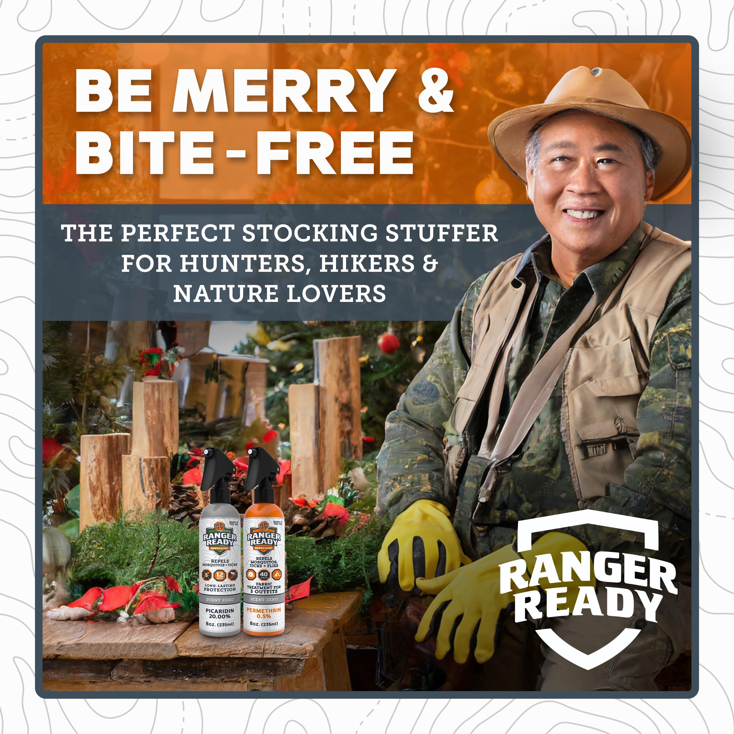 Application sur les vêtements avec Permethrin Ranger Ready P2Pak, sans traces et sans tache