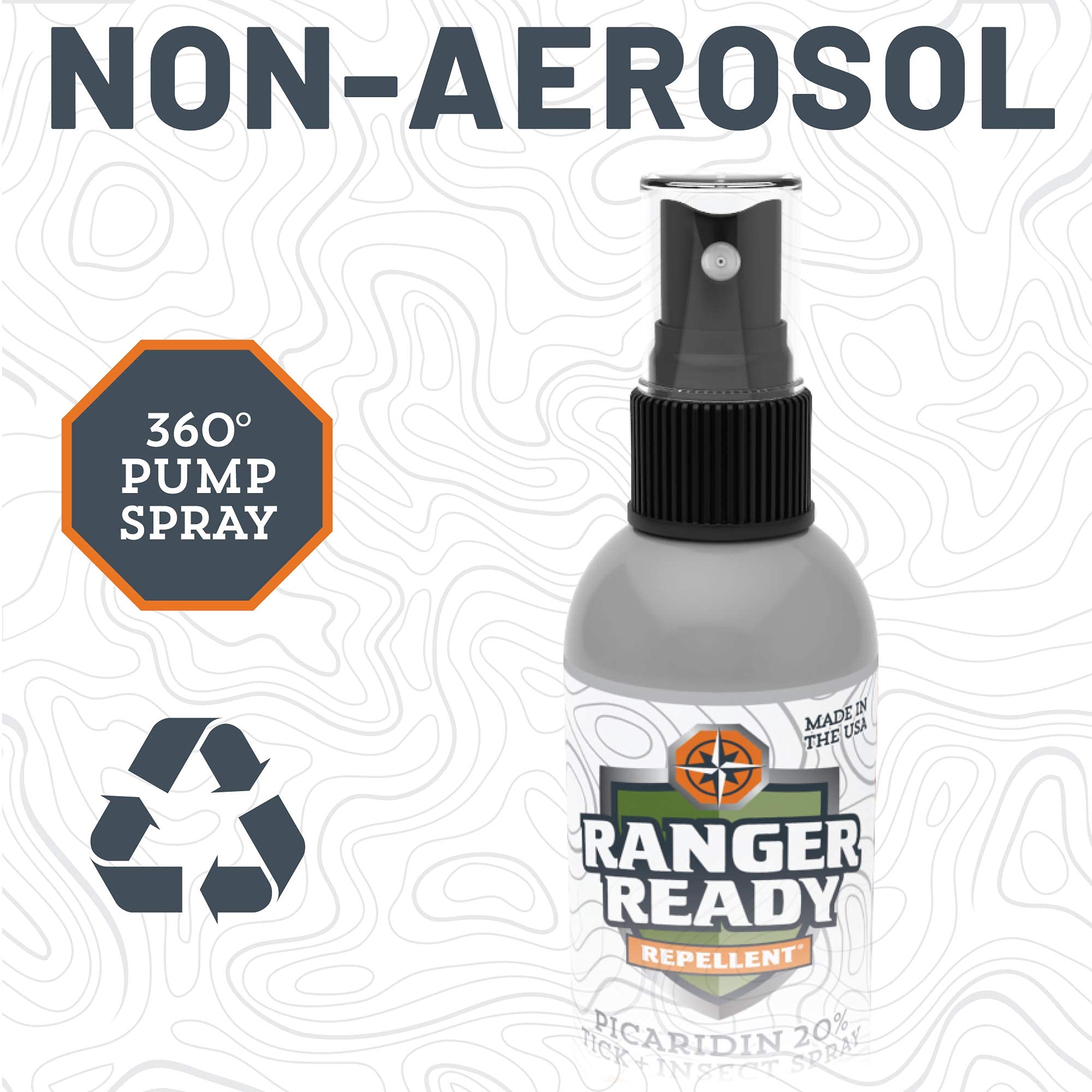 Ranger Ready Picaridin Spray: sans DEET, sûr sur vêtements et matériel