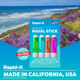 Inhalateur nasal Rapid-K huiles essentielles pures pour aromathérapie rapide.