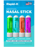 Inhalateurs nasaux Rapid-K mentholés coffret 4 unités pour respiration claire.