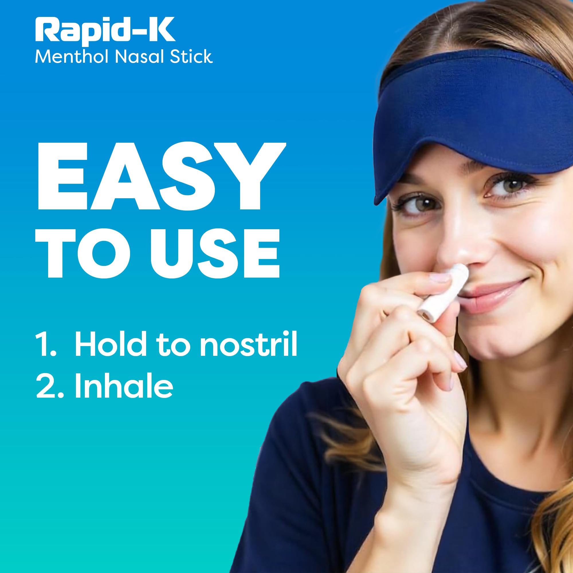Inhalateur nasal Rapid-K Soulagement Gaulthérie idéal en déplacement.