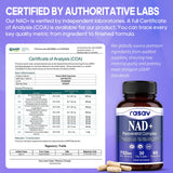 Rasav NAD 10-en-1 : soutien potentiel à la vitalité dans la vie active.