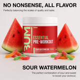 RAW Essential Pré-entraînement Sour Watermelon - Cuillère mesure: dosage précis pour entraînement.
