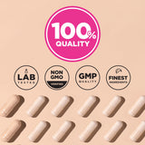 Sans gluten et sans OGM, Raw Flora Probiotiques pour Femmes.