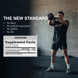 Emballage sans additifs RAW Nutrition Creatine Monohydrate, choix clair et sûr.