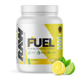 RAW Fuel en poudre citron-lime pour hydratation lors des séances.