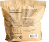 Raw Organic Whey Poudre cuillère versement: préparation rapide sans arômes ajoutés.
