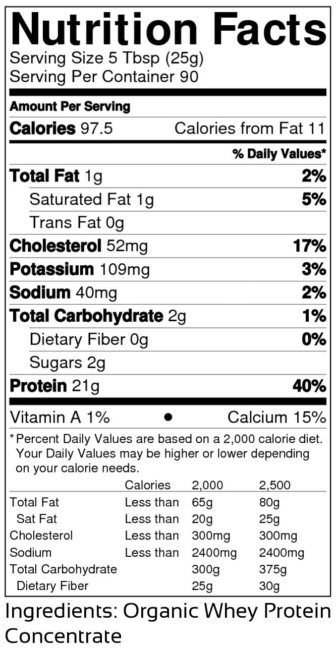 Raw Organic Whey Poudre laboratoire: sécurité et pureté vérifiées par des tests indépendants.