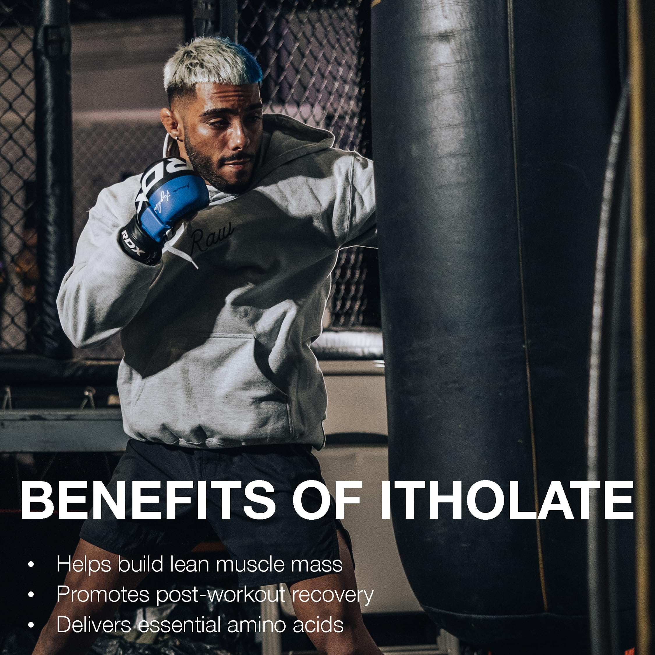 RAW protéine isolat faible glucides : option adaptée aux régimes faibles en glucides.