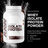 RAW Protéine isolée de lactosérum – doseur inclus, mélange rapide après l’entraînement.
