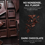 RAW Protéine isolée de lactosérum – mélange onctueux au chocolat noir.