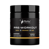 RAW Synergies Pré-entraînement – énergie naturelle, démarrage concentré.