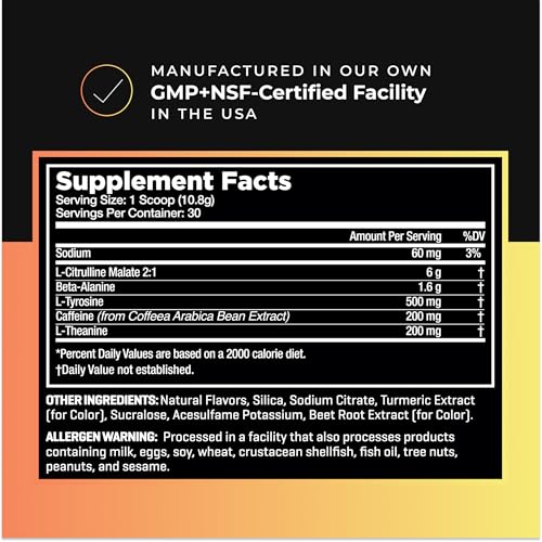 RAW Synergies Pré-entraînement – goût mimosa pour motivation et plaisir avant l’entraînement.