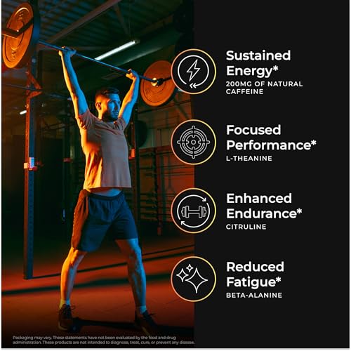 RAW Synergies Pré-entraînement – pompes et concentration accrues pour performances optimisées.