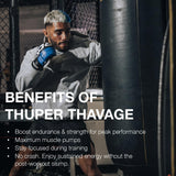 RAW Thuper Thavage 6 Peat – Doseur en action, mélange rapide et énergisant