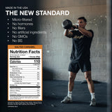 RAW Whey Isolate Sel Caramel — shaker pratique pour mélanger rapidement.