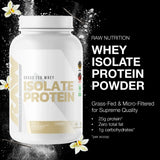 Shaker RAW Whey Isolate Vanille prêt à mélanger après l'entraînement.