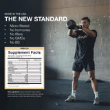 Texture fine de la poudre RAW Whey Isolate Vanille lors du mélange.