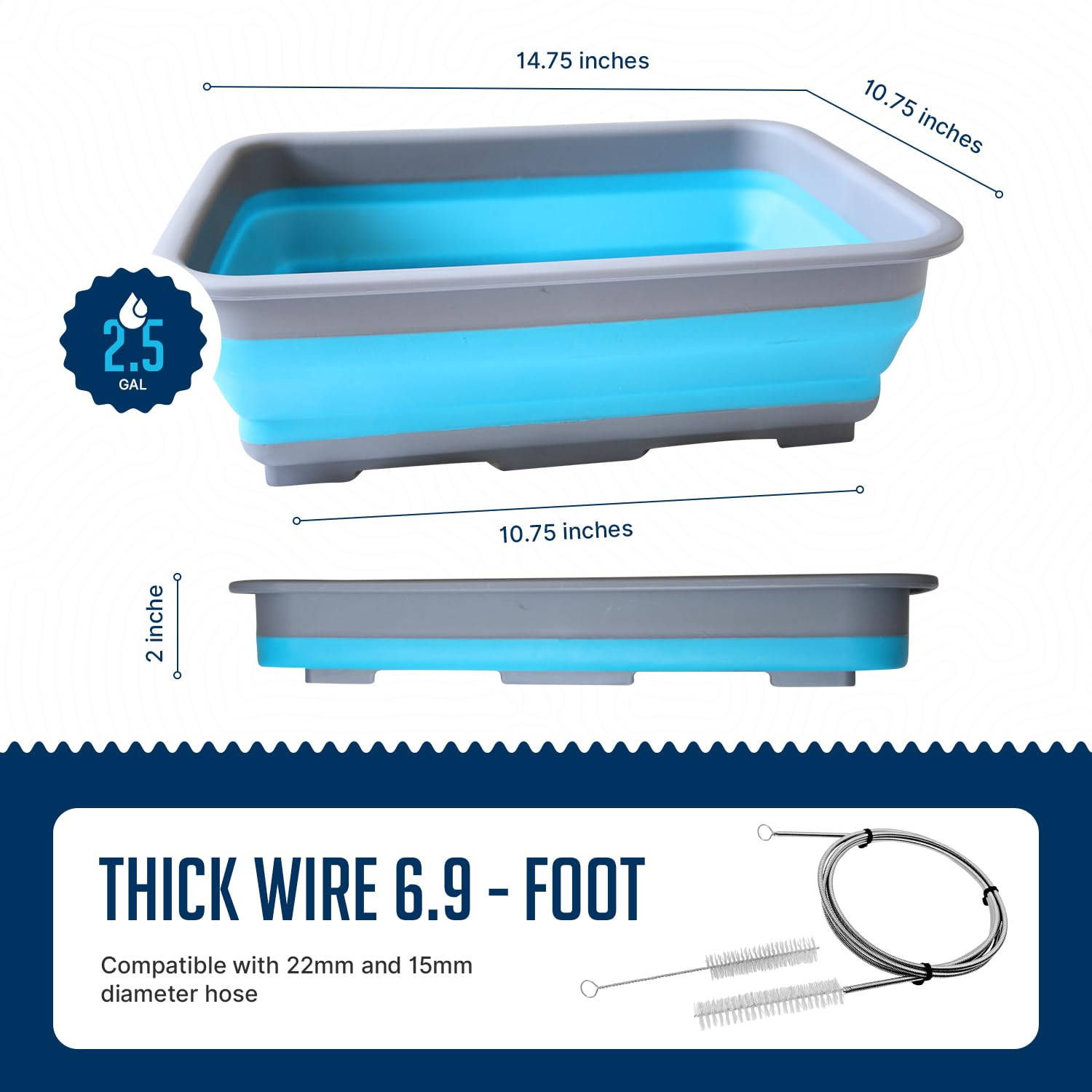 RawRock CPAP: brosse à poils doux pour tuyaux.