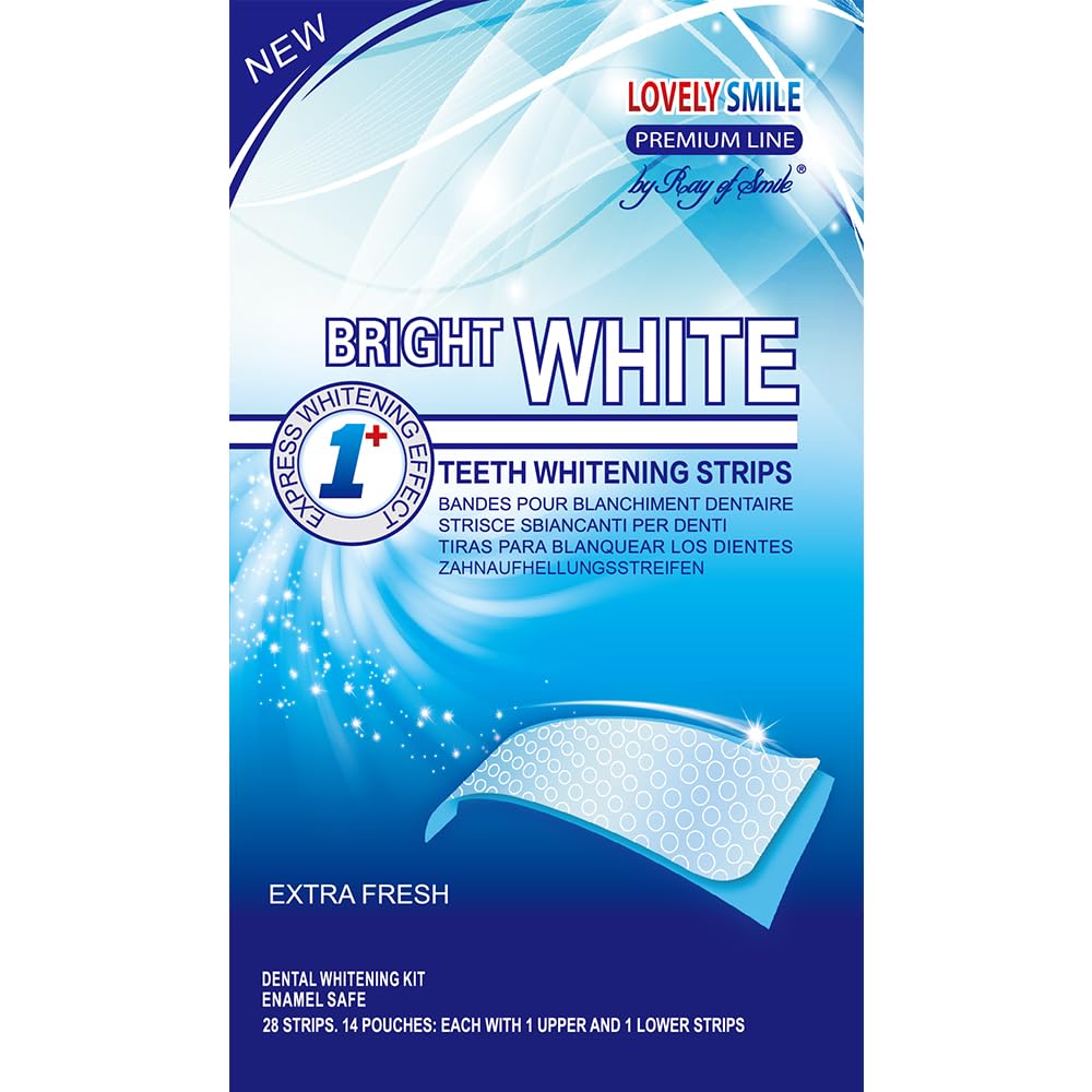 Ray of Smile Lovely Smile Strips emballage pratique pour blanchiment à domicile.