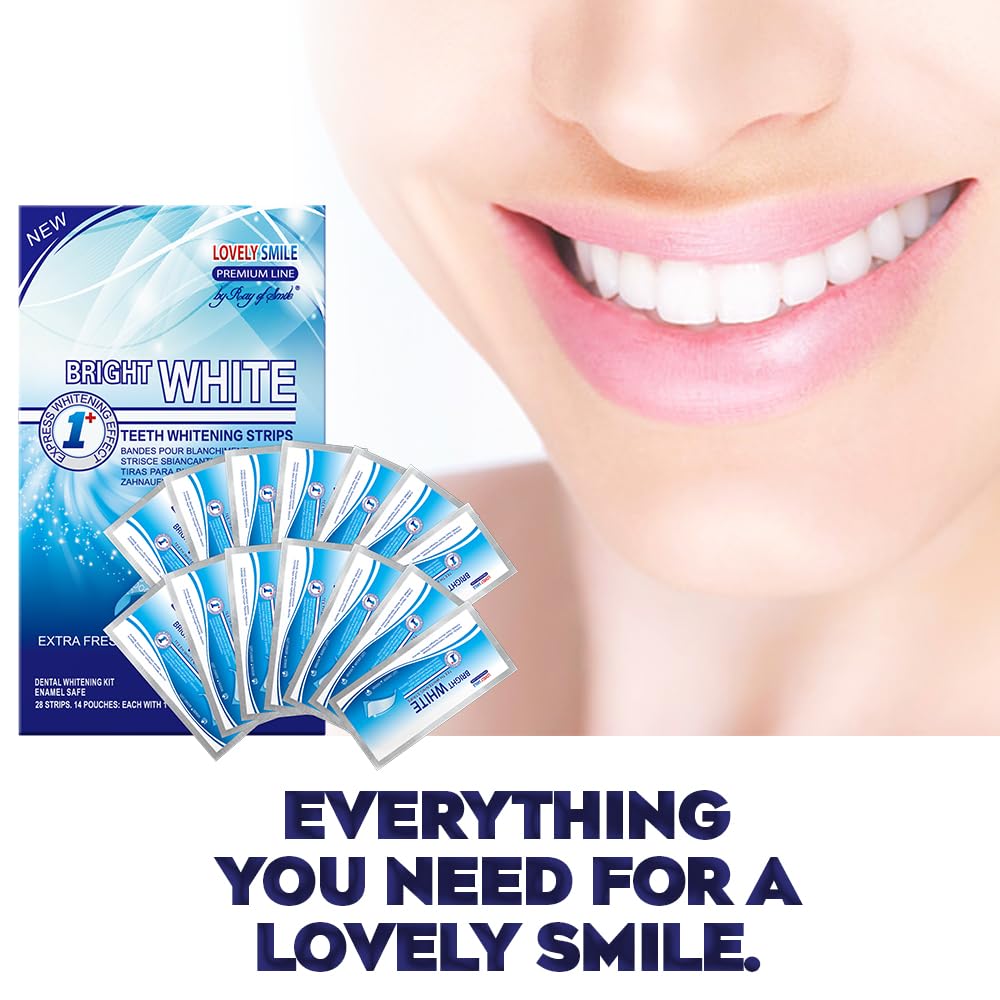 Ray of Smile Lovely Smile Strips menthe fraîche améliore l’haleine et le sourire.