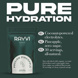 Rayvi – ingrédients organiques fraises eau de coco sel de mer